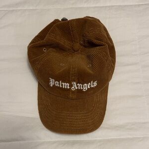 Palm Angels Tan Corduroy Hat